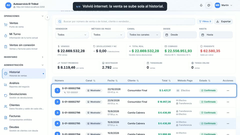 Paso 9: Vuelve internet, en la pantalla de Key